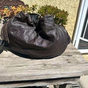 Chic Chocolate Brown Hobo Bag